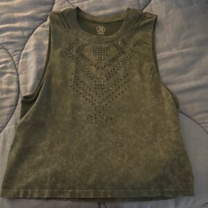 Sage Olive Green Muscle Tee